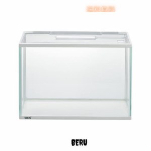 ジェックス GEX AQUARIUM マリーナスリムL水槽ホワイト MRS-400WH-N ホワイトフレーム水槽 W39.8×D20.4×H28cm