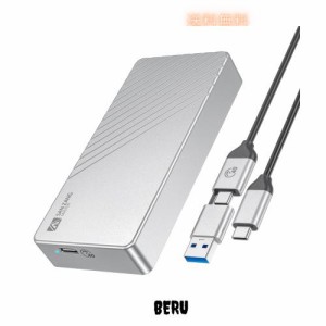 M.2 SSD 外付けケース40Gbps USB4.0 NVMe M.2 SSDケース 高放熱 Thunderbolt 3/4 ポータブル SSD外付けケース アル アルミニウム製 エン
