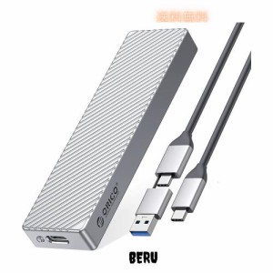 ORICO USB3.2 Gen2 10Gbps M.2 NVME SSD 外付けケース M.2 SSD ケース NVMe SSD ケース 接続 NVMe/PCIE専用 M-Key M2 ケース に適用 2230