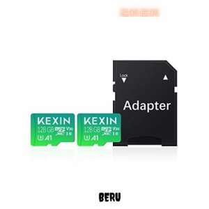 KEXIN MicroSD 128GB 2個セット SDXC UHS-I U3 85MB/s SDカード 128gb Class10 マイクロSDカード 128GB Nintendo Switch 動作確認済 超高