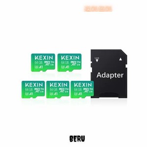 KEXIN MicroSD 64GB 5個セット SDXC UHS-I U3 85MB/s SDカード 64gb Class10 マイクロSDカード 64GB Nintendo Switch 動作確認済 超高速