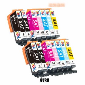 エプソン 対応 SAT-6CL サツマイモ Epson互換インク 14本セット (4BK/2C/2M/2Y/2LC/2LM) Epson 用 さつまいも インク SAT 互換インクカー