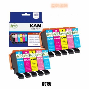 【korin本舗】KAM 互換インクカートリッジ エプソン(Epson)用 プリンター インク KAM カメ (KAM-C-L KAM-M-L KAM-Y-L KAM-LC-L KAM-LM-L)