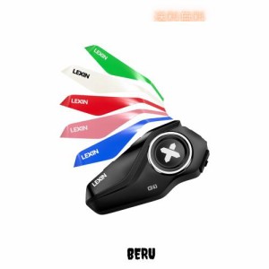 LEXIN G1 バイク用インカム bluetooth5.0 インカム 6つオプション HIFI音質 ヘッドセット インカムバイク用 Siri対応 ノイズキャンセリン