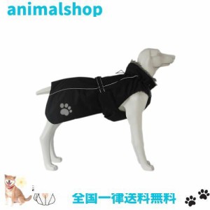 ASMPET 犬 服 冬 コート 秋冬 防寒 犬 ダウンジャケット 防風 防雪 お散歩 軽量 大型犬 冬用 ドッグウェア 防寒着 首輪付き 犬 ベスト 綿