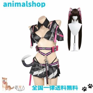 [神併良品] ネロ コスプレ ウィッグ付き 猫娘 にゃん~ SSR ニケ コスプレ衣装 フルセット コスチューム 大人用 仮装 Nikke cosplay (ネロ