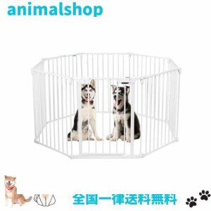 Aikenn 犬 サークル ペットフェンス ペットケージ ペットサークル 室内 中型犬 小型犬 猫 うさぎ 小動物用ゲージ 複数連結可能 形組み換