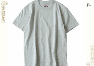 [ヘインズ] Tシャツ 半袖 丸首 2枚組 綿100% 丸胴仕様 タグレス仕様 ビーフィTシャツ2P ビーフィー H5180-2 メンズ ヘザーグレー XS