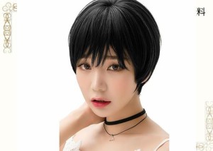 FESHFEN ウィッグ ショート フルウィッグ 女性ウイッグ ボブ かつら wig レディーズ 手植え 自然 耐熱 ウィッグ フリーサイズ ハロウィン