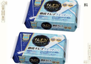 【Amazon.co.jp 限定】エリエール キレキラ ! ワイパー ウェットシート 64枚(32枚×2個) 徹底キレイ 【まとめ買い】