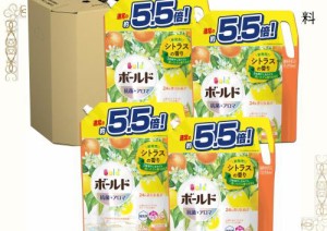 [ケース販売] [大容量] ボールド 洗濯洗剤 液体 シトラス＆ヴァーベナ 詰め替え 2,150g×4袋