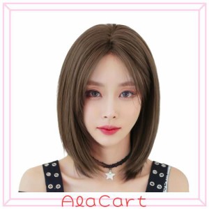 Sofeiyan ウィッグ ミディアム ストレート セミロング 【新・清楚系】 センター分け 自然 小顔 耐熱 かつら 女性 女装 ロリータ コスプ 