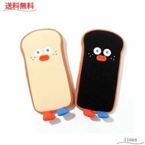 かわいい 食パントースト キャラクター 小物 ポーチ ペンケース 筆箱, Brunch Brother Runtoast Pencase (Toast)