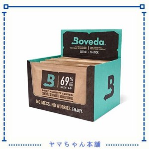 Boveda 葉巻/タバコ用 69-RH 2-湿度 コントロール サイズ 60 使用 25 葉巻 ヒュミドール ホールド 特許 技術 シガー ヒュミドール 12-カ