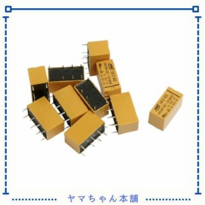 UXCELL リレー 12V 汎用リレー PCB電磁リレー 8ピン DC12V ＨＫ19Ｆ 10個入り 継電器 パワーリレー