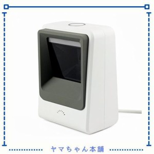 Symcode Symcode 定置式 バーコードスキャナー ハンズフリー 1D 2D USB CCD モバイル支払い対応(黒い)バーコードスキャナー ハンズフリー