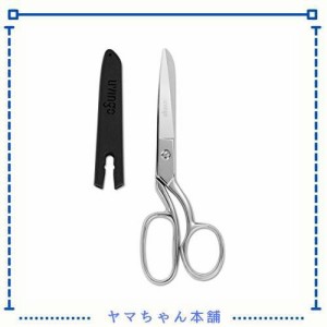 LIVINGO プレミアム 裁ちばさみ 古典的なステンレス 鍛造縫製ハサミ 超鋭い 手芸 洋裁 裁ち鋏 万能ハサミ 家庭用 布切り プロ 曲がった 2