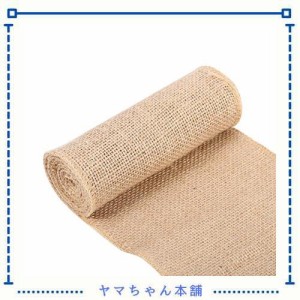 黄麻布 自然ジュート バーラップ テーブル飾り 黄麻ロール リボン 椅子/テーブル/ギフト/贈り物などに装飾 結婚式・披露宴・パーティー・