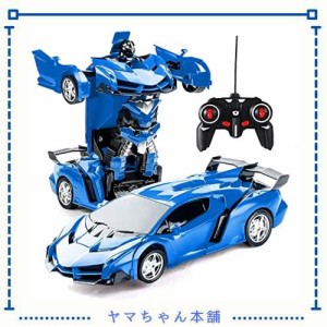 変形玩具車 リモコンカー ロボット ラジコン 遠隔操作 変形することができる 子供の好きなギフト [並行輸入品]