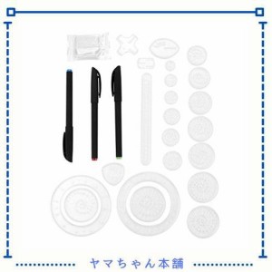 描画ルーラー 絵の具 製図用品 テンプレート 図面装飾 学生 子供用 定規 文房具 クリスマスカード 手帳用 ギフト アート 絵画学習 DIY 興