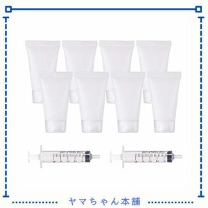 BENECREAT 30個入り15mlクリアプラスチックチューブ 小分けボトル ねじ込み 携帯詰め替え容器 バス用品ボトル 携帯易い 化粧品小分け容器