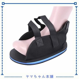 [AOIREMON] ギプスシューズ 片足1足 左右兼用 術後シューズ 介護用 骨折用 ギブス用サンダル 調節可能 歩行サポート 20-30cm