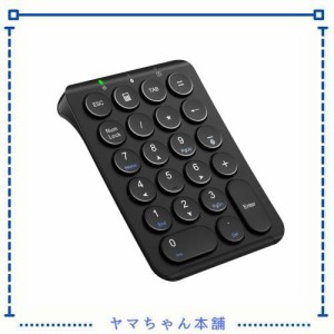 iClever テンキー Bluetooth ワイヤレス 数字 キーボード パンタグラフ式 Type-C充電 超薄型 Tabキー付き ブルートゥース 無線 ナンバー