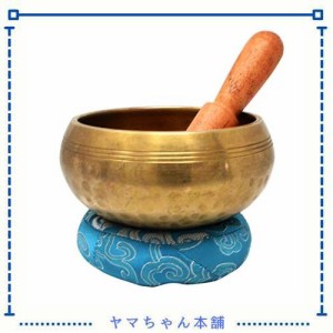 （イスイ）YISHUI 打楽器 ベル 真ちゅう チベット シンギングボウル 仏教鉢 歌うボウル 仏の音のボウル ネパール仏碗 銅色 修行鉢 仏教 