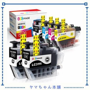 GPC Image LC3111 互換インクカートリッジ brother 用 LC3111-4PK + LC3111 BK 2本 (計6本) 大容量タイプ ブラザー 用 インクカートリッ