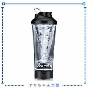 VOLTRX 電動シェイカー プロテインシェイカーボトル USB-C充電式ポータブルプロテインミキサー シェーカーカップ トレーニング、フィット