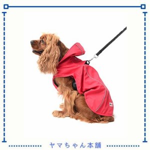 ASMPET 犬用 レインコート ポンチョ 防水 防雪 犬 レインコート 着脱簡単 梅雨対策 ペット用品 雨具 レインコート 完全防水 軽量 犬 服 