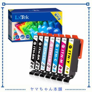 LxTek ITH-6CL 互換インクカートリッジ エプソン (Epson) 用 ITH イチョウ インク 6色セット+黒1本(合計7本) 大容量 説明書付 EP-811AB E