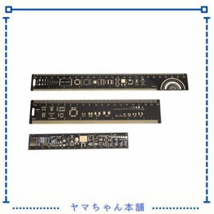 プリント基板定規 PCBルーラー 回路設計や電子工作用 センチ/インチ 電子工作 25cm / 15cm / 20cm 測定工具