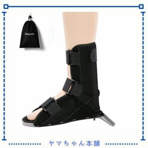 DEEYOTA ギプスシューズ ギプス靴 片足 1足 サンダル 左右兼用 足関節装具 歩行補助 シニアサポート・介護 移動・歩行支援 ブラック (26.