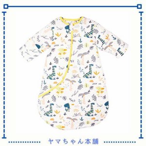 スリーパー ベビー 冬 綿 柔らかく 赤ちゃん用スリーパー 2.5Tog 厚め あったかい 袖あり 6ヶ月から2歳