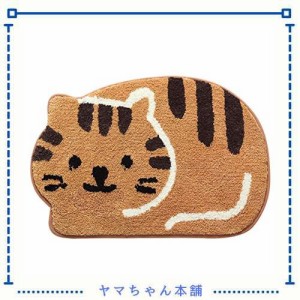 バスマット 足ふきマット 2タイプ選べる かわいい 猫柄 玄関マット 足拭きマット 速乾 吸水 抗菌 ふわふわ 丸洗い 風呂 浴室 台所 キッチ