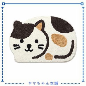 バスマット 足ふきマット 2019 2タイプ選べる かわいい 猫柄 玄関マット 足拭きマット 速乾 吸水 抗菌 ふわふわ 丸洗い 風呂 浴室 台所 