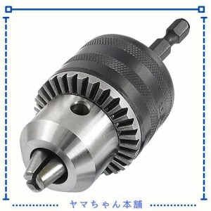 Wolfride 六角軸ドリルチャック 1.5-13mm キードリルチャック 電動ドライバー インパクトドリル 電動ハンマー インパクトドライバー用 電