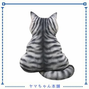 Homehalo 猫抱き枕 柔らかく低反発クッション カバー洗える 添い寝枕 癒される抱き枕 可愛い 気持ちいい抱き枕 ねこぬいぐるみ 動物クッ