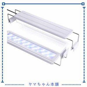 LEDGLE アクアリウムライト 14W led水槽ライト 72個LED 50〜60cm対応 熱帯魚/観賞魚飼育・水草育成・水槽照明用 省エネ 超薄い (72LED灯)