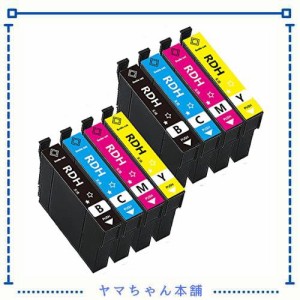 【SmileCat】Epson用互換インクカートリッジリコーダー用 RDH-4CL互換 4色(RDH-BK-L RDH-C RDH-M RDH-Y）2SET 全8本 対応機種：PX-048A P