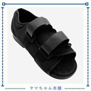 健康元気 ギプスシューズ ギプス靴 術後靴 片足 1足 サンダル 左右兼用 骨折 介護 サイズ調節可