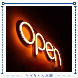 OPEN看板 LED OPEN SIGN オープン クローズ OPEN＆CLOSED時間付き 点滅設定可 カフェ 喫茶店 レストラン BAR バー 居酒屋 インテリアショ