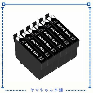 EPSON インクカートリッジエプソン RDH リコーダーRDH-4CL RDH-BKブラック黒 6本セット 対応機種:PX-049A / PX-048A 残量表示 新互換チッ