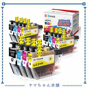 GPC Image LC3111 互換インクカートリッジ LC3111-4PK ×3セット (計12本) 大容量タイプ ブラザー(Brother)用 インクカートリッジ LC3111