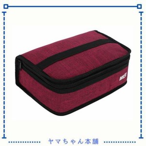 MIER S サイズ ランチ ボックス バッグ フード ストレージ クーラー バッグス 絶縁 トラベル キット レディーズ と メンズ用 レッド