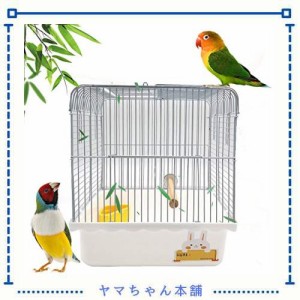 Gifty 文鳥 かご 止まり木 餌入れ 鳥 キャリー ケージ セキセイインコ バードパレス 手のり 移動用 通院 お出かけ ゲージ