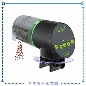 Ycozy 魚自動給餌器 二代 USB充電式 超簡単操作 湿気防止 水族水槽用タイムフィーダー 熱帯魚 金魚オートフィーダー 水槽 自動餌やり機 