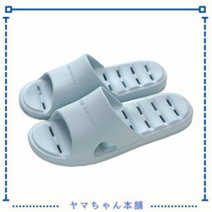 [Pokaas] スリッパ サンダル ベランダスリッパ トイレスリッパ バススリッパ 穴あきソール 水切り 滑り止め 超軽量 静音 通気抗菌 防臭衛