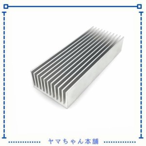 2個 アルミニウム脱熱器100x40x20mm ヒートシンク 冷却板 放熱板 小型 クーラー Peltier PCB パワートランジスタに LEDペルチェサーマル